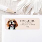 Beagle Dog Personalisierte Adresse (Insitu)