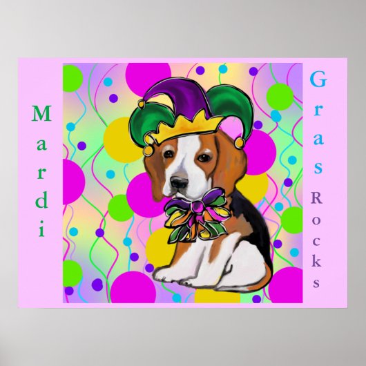 Beagle Dog Poster (Vorne)