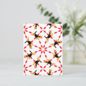 Beagle Dog Postkarte (Stehend Vorderseite)