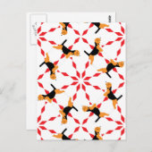 Beagle Dog Postkarte (Vorne/Hinten)