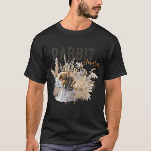 Beagle Dog Rabbit Hunter Rabbit Hunting Rabbiting T-Shirt (Vorderseite)