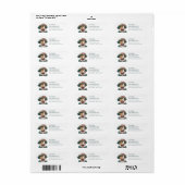 Beagle Dog Return Address Labels (Vorne)