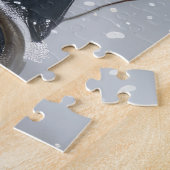 Beagle Dog Riding Motorrad Weihnachten Puzzle (Seite)