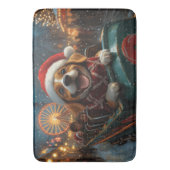 Beagle Dog Roller Untersetzer Weihnachten Badematte (Vorderseite Vertikal)