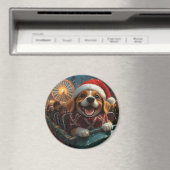 Beagle Dog Roller Untersetzer Weihnachten Magnet (In Situ (Geschirrspüler))