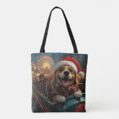 Beagle Dog Roller Untersetzer Weihnachten Tasche (Rückseite)