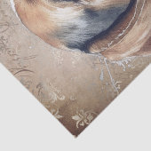 Beagle Dog Seidenpapier (Detail)