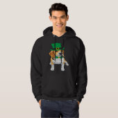 Beagle Dog Shamrock St Patrick s Day Saint Paddy s Hoodie (Vorne ganz)