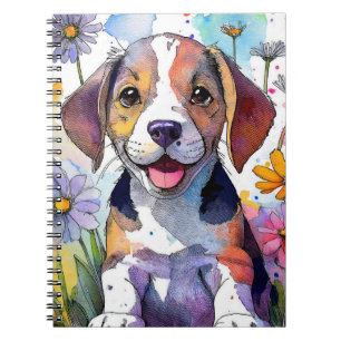 Beagle Dog Spiral Notebook Notizblock