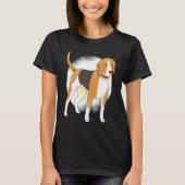 Beagle dog T-Shirt (Vorderseite)