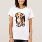 Beagle Dog T Shirt (Vorderseite)