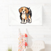 Beagle Dog T Shirt Banner (Insitu)