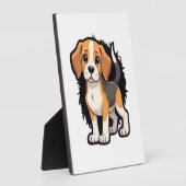 Beagle Dog T Shirt Fotoplatte (Seite)