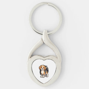 Beagle Dog T Shirt Schlüsselanhänger