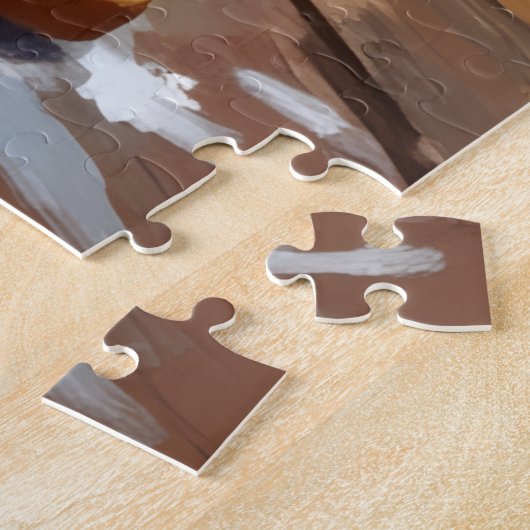 Beagle Dog Tracking Gingerbread Christmas Fun Art Puzzle (Seite)