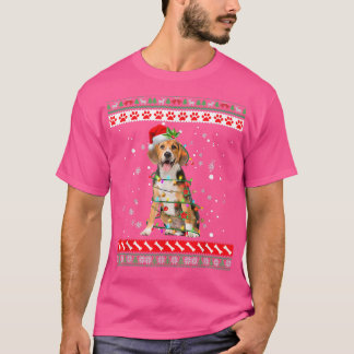 Beagle Dog Ugly Sweater Christmas Welpe Hund Lover T-Shirt