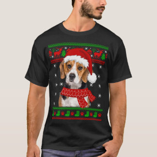 Beagle Dog Ugly Sweater Christmas Welpe Hund Lover T-Shirt