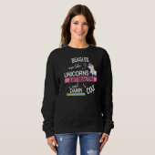 Beagle Dog Unicorn Sweatshirt (Vorne ganz)