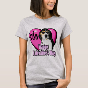 Beagle Dog Valentinstag T - Shirt