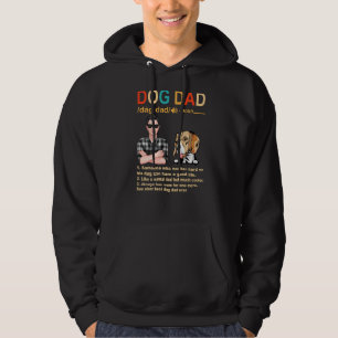 Beagle Dog Vater definiert den besten Dog-Vater al Hoodie