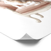 Beagle Dog Wear Royal Crown Poster (Ecke)