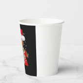 Beagle Dog Weihnachten Shirt Dog Familie Weihnacht Pappbecher (Links)