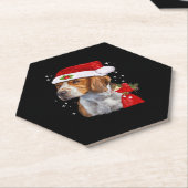 Beagle Dog Weihnachten Shirt Dog Familie Weihnacht Untersetzer (angewinkelt)