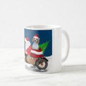Beagle Dog Weihnachtsmann Kaffeetasse (VorderseiteRechts)