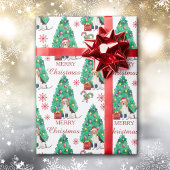 Beagle Dog Weihnachtsmuster Geschenkpapier