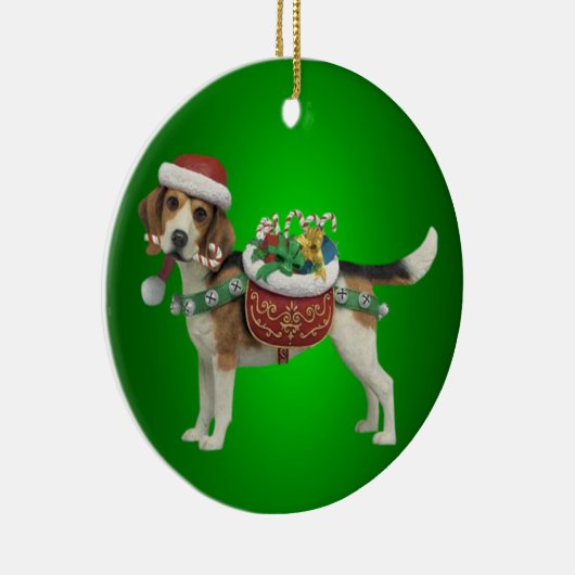 Beagle Dog Weihnachtsschmuck (Rechts)