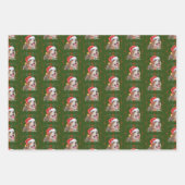 Beagle Dog Weihnachtswrapping Paper Sheets Geschenkpapier Set (Vorderseite 3)