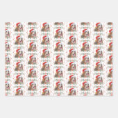Beagle Dog Weihnachtswrapping Paper Sheets Geschenkpapier Set (Vorderseite)