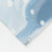 Beagle Dog Winter Wonderland Weihnachtsfreude Fleecedecke (Ecke)