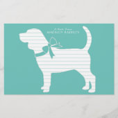 Beagle Doppy Briefpapier (Vorderseite)