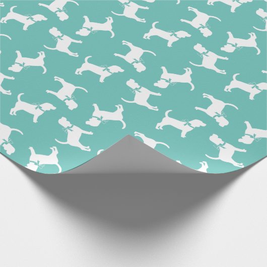 Beagle Doppy Geschenkpapier (Ecke)