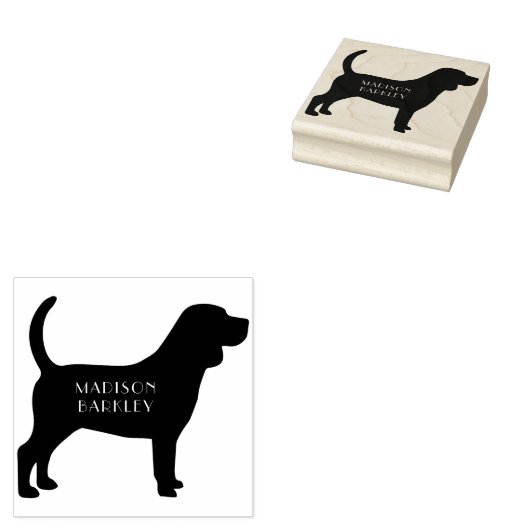 Beagle Doppy Gummistempel (Stempel)
