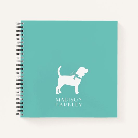 Beagle Doppy Notizblock (Vorderseite)