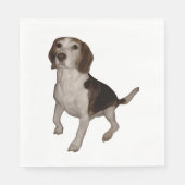 Beagle, dritter serviette (Vorderseite)