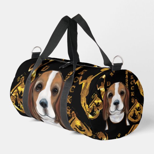 Beagle  duffle bag (Linke Seite)
