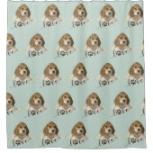 Beagle Duschvorhang (Vorderseite)