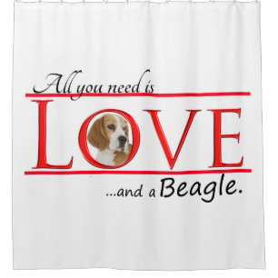 Beagle Duschvorhang