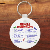 BEAGLE-Eigenschaftengesetze 2 Schlüsselanhänger (Vorderseite)