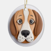 Beagle Ein köstliches Keks Inspiriert Keramik Ornament (Links)