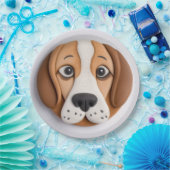 Beagle Ein köstliches Keks Inspiriert Pappteller (Party)