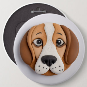 Beagle Ein Leckerer Keks Inspiriert Button