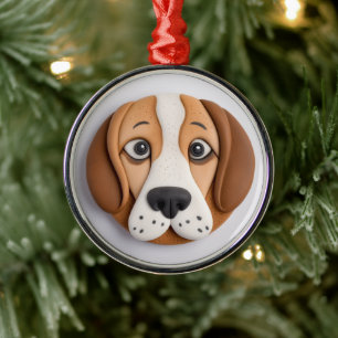 Beagle Ein Leckerer Keks Inspiriert Ornament Aus Metall