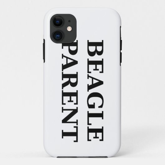 Beagle-Elternteil Case-Mate iPhone Hülle (Rückseite)
