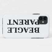 Beagle-Elternteil Case-Mate iPhone Hülle (Rückseite (Horizontal))