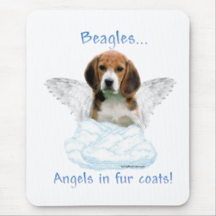Beagle-Engel Mousepad