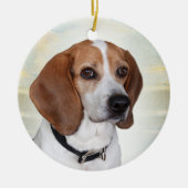 Beagle-Engels-Verzierung Keramikornament (Vorne)